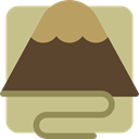 flag, success, Business, mountain, Achievement Tan icon