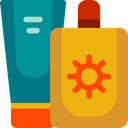 Beach, Holidays, Sun Protection, Sun Cream Goldenrod icon