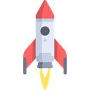 Rocket, transportation, transport, startup, Space Ship, Seo And Web Black icon