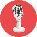 sound, Microphone, radio, technology, vintage, Voice Recording, Music And Multimedia Tomato icon