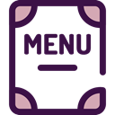 paper, food, menu, Restaurant, Print Products, Food And Restaurant MidnightBlue icon