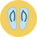 Flip flop, fashion, sandals, footwear, flip flops, Summertime SandyBrown icon