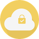 Cloudy, sky, Cloud computing, Computer, Cloud, weather SandyBrown icon