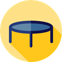 jumping, trampoline, exercise, leisure, Sports And Competition Icon