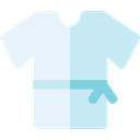 Patient Robe, hospital, Clothes, clothing, fashion PaleTurquoise icon