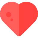 lover, loving, Healthcare And Medical, interface, Like, shapes, Peace, Heart Tomato icon