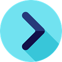 Arrows, next, skip, Direction, ui, directional, Multimedia Option SkyBlue icon