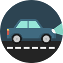 Car, transportation, transport, vehicle, Automobile DarkSlateGray icon