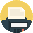 phone, Fax, telephone, technology, Communications, phone call, Office Material SandyBrown icon