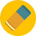 remove, Clean, erase, Eraser, education, Tools And Utensils, Edit Tools Gold icon