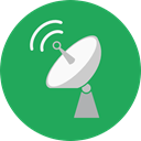 wireless, radar, antenna, technology, electronics, Satellite Dish SeaGreen icon
