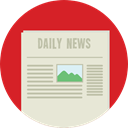 Newspaper, Communications, News Report, Journal, News Gainsboro icon