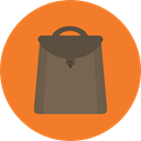 travel, Backpack, luggage, baggage, Bags Chocolate icon