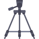 Tripod, technology, Photographer, photograph, miscellaneous, picture, photography Black icon