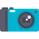 electronics, photograph, photo camera, photo, photography, technology, Camera DarkTurquoise icon