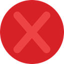 prohibition, signs, Shapes And Symbols, Close, cancel, Error, cross, forbidden, interface Crimson icon