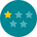 star, Favorite, Stars, Favourite, rate, rating, shapes, signs, Shapes And Symbols DarkCyan icon