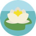 nature, oriental, sports, Yoga, lotus, meditation, Chakra, hinduism MediumAquamarine icon