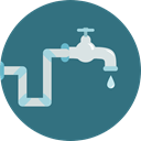 tap, water, Faucet, Droplet, Water Tap, Construction And Tools SeaGreen icon