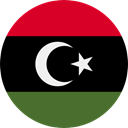 Country, Nation, world, flag, Libya, flags Black icon