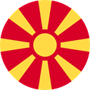 world, flag, flags, Country, Nation, Republic Of Macedonia Crimson icon