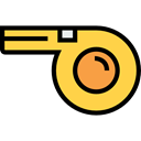 music, tool, Whistle, musical instrument, referee, Sports And Competition Icon