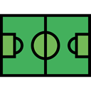 Game, soccer, match, stadium, sports, grass, football field, Sports And Competition MediumSeaGreen icon