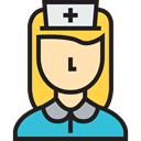 Medical Icons, Illness, Medical Assistance, people, medical, hospital, Nurse Black icon