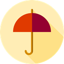 Umbrella, weather, Protection, Rain, rainy, Tools And Utensils, Umbrellas Moccasin icon