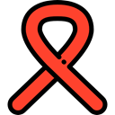 support, medical, Ribbon, cause, Solidarity Black icon