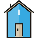 Home, house, Construction, buildings, property, real estate Black icon