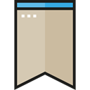 bookmark, interface, shapes, Badge, ui, insignia Icon