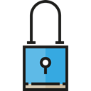 locked, Lock, secure, security, padlock, Tools And Utensils Black icon