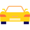 Car, transportation, transport, vehicle, Automobile, luxury, Sport Car Gold icon