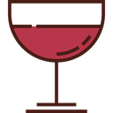 drinking, Wine Glass, Food And Restaurant, cup, drink, food, glass, wine Black icon