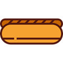 food, Fast food, junk food, Sausage, Hot Dog, Food And Restaurant Black icon