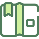 Book, Books, Library, education, reading, study, Literature, open book DimGray icon