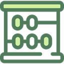 Calculating, Abacus, mathematical, maths, Tools And Utensils, mathematics, calculator, Business, education DimGray icon