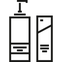 bathroom, Shampoo, hygiene, gel, Healthcare And Medical Black icon