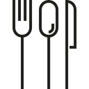Cutlery, Tools And Utensils, Food And Restaurant, metal, Knife, Camping, spoon, Fork Icon