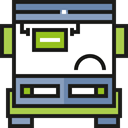 transportation, transport, vehicle, school bus, Automobile, Public transport Black icon