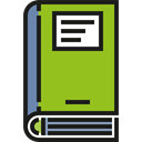 Library, education, reading, study, Literature, Book YellowGreen icon