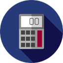 calculator, education, technology, maths, Calculating, Technological MidnightBlue icon