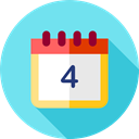 Administration, Organization, Calendars, Time And Date, Calendar, time, date, Schedule, interface SkyBlue icon