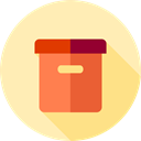 Archive, Box, storage, file storage, Data Storage, Storage Box, Files And Folders Moccasin icon