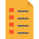 education, exam, Files And Folders, document, File, Archive, test Goldenrod icon