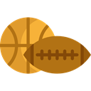 Basketball, team, equipment, sports, American football, Sport Team, Team Sports, Sports And Competition DarkGoldenrod icon