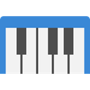 Keyboard, music, piano, Keys, musical instrument, Music And Multimedia WhiteSmoke icon