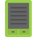 Device, education, electronic, electronics, ebook, ereader YellowGreen icon