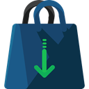 Business, commerce, shopping, Bag, shopping bag, Supermarket, Shopper, Commerce And Shopping DarkSlateGray icon